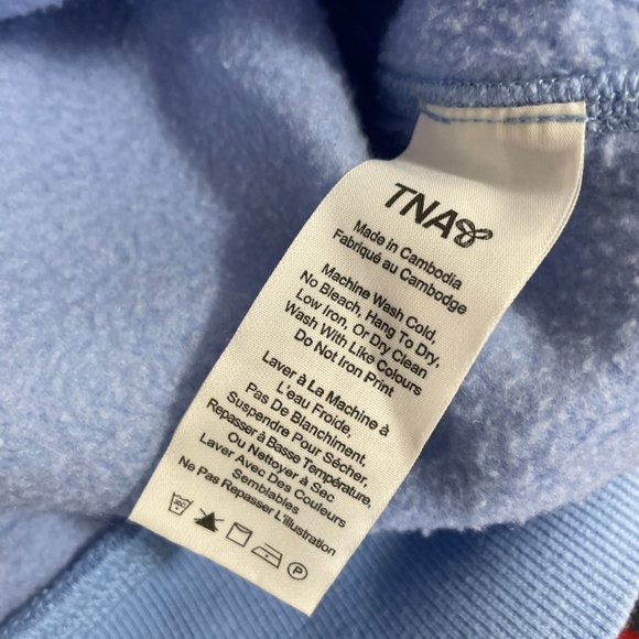 TNA logo blue hoodie - size XS - Picture 4 of 4